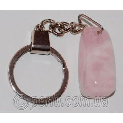 Брелок для ключей из розового кварца №58891