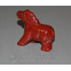 Сувенир из натуральной красной яшмы  "Горячий конь"